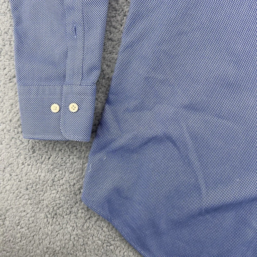 Peter Millar Long Sleeve  Button Down Mens Nanoluxe Easycare Sz Large Blue - Picture 3 of 14